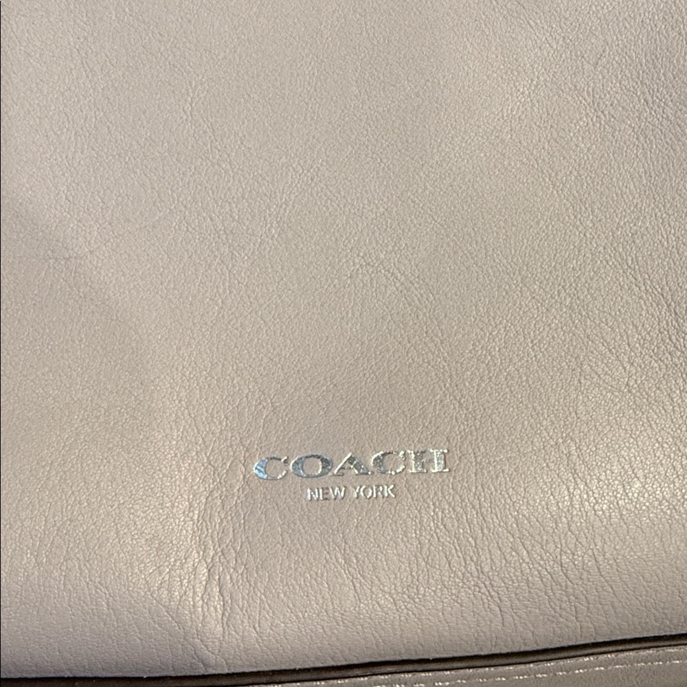 Coach Mini Bleeker Riley Crossbody Gray Bag - Picture 10 of 13